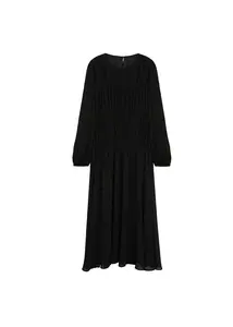 MANGO Šaty  čierna