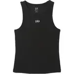 GAP LOGO Dámské tílko, černá, velikost