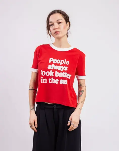 Thinking MU People Red Zowie R Tee RED M