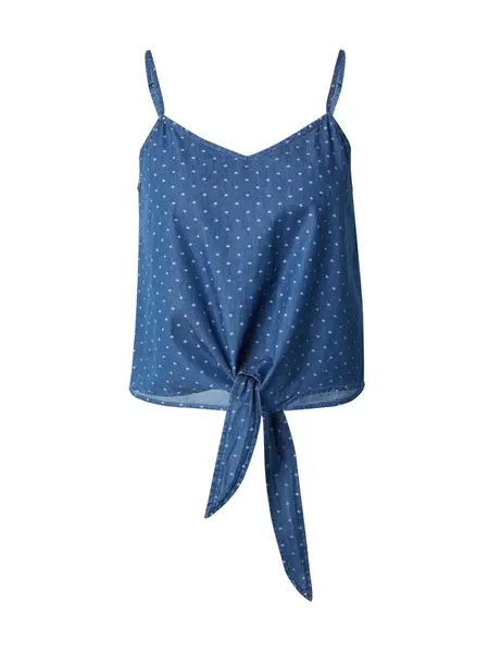 ONLY Top 'ONLNova'  modrá denim / šedobiela