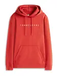 Tommy Jeans Mikina  svetločervená / biela