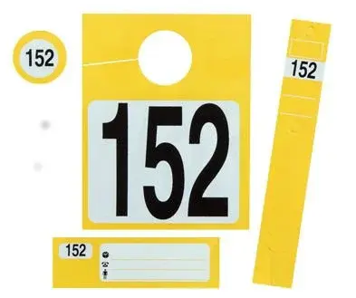 EICHNER Sada visaček na klíče, zpětné zrcátko a štítků na doklady, modrá Barva: žlutá