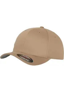 Vlněná česaná khaki barva Flexfit