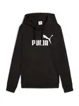 PUMA Športová mikina 'ESS No. 1'  čierna / biela