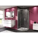Hüppe Next sprchový kút štvrťkruh 90x90 cm 140604.069.322