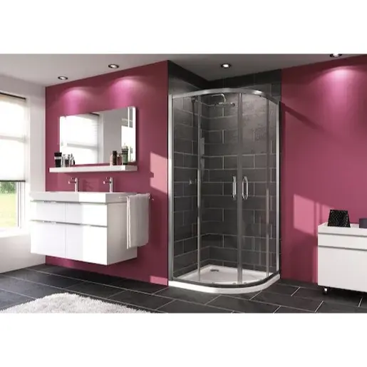 Hüppe Next sprchový kút štvrťkruh 90x90 cm 140604.069.322