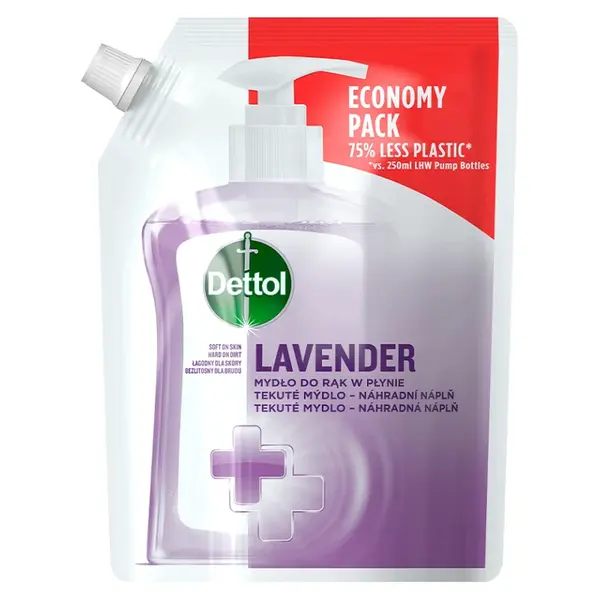 DETTOL Tekuté mýdlo Náhradní náplň Uklidňující levandule 500 ml