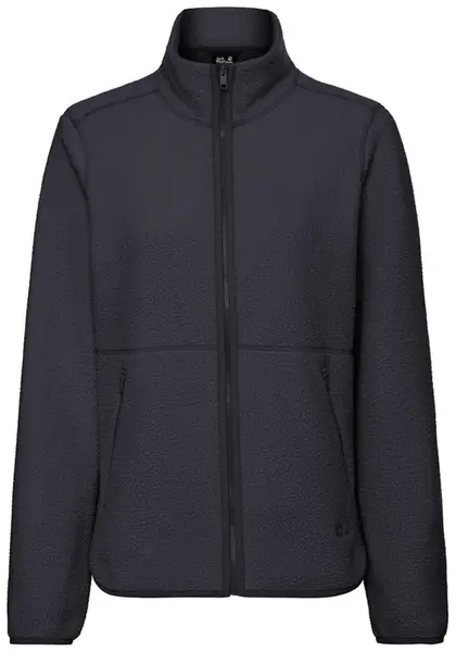 JACK WOLFSKIN Funkčná flisová bunda 'LITE CURL'  tmavomodrá
