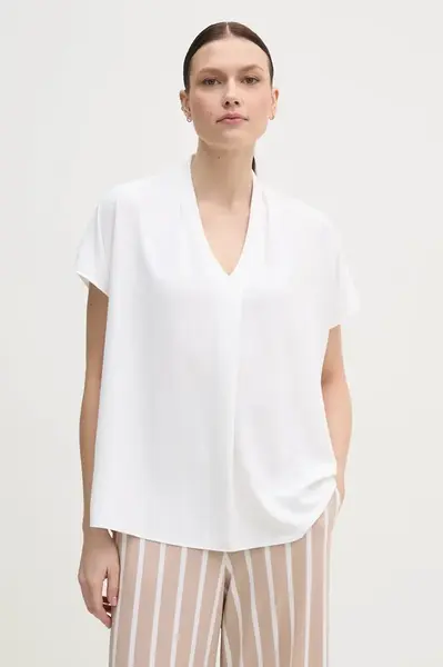 Halenka Joseph Ribkoff dámská, bílá barva, hladká, 251087