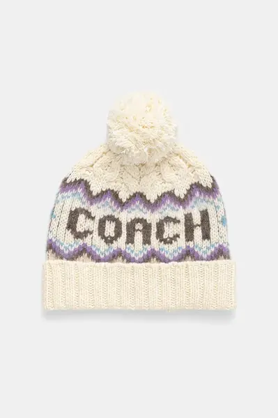 Čepice s příměsí vlny Coach