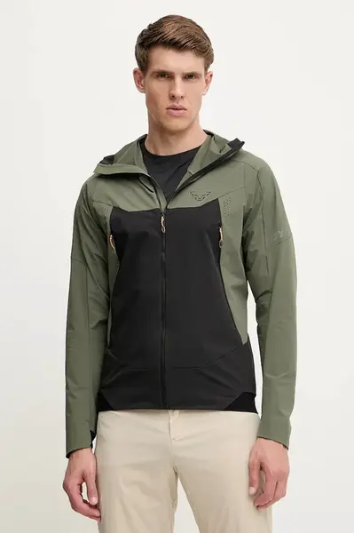 Outdoorová bunda Dynafit Transalper zelená barva, 08.0000071926