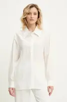 Košile Answear.LAB dámská, bílá barva, relaxed, s klasickým límcem