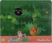 Třívrstvé puzzle Džungle