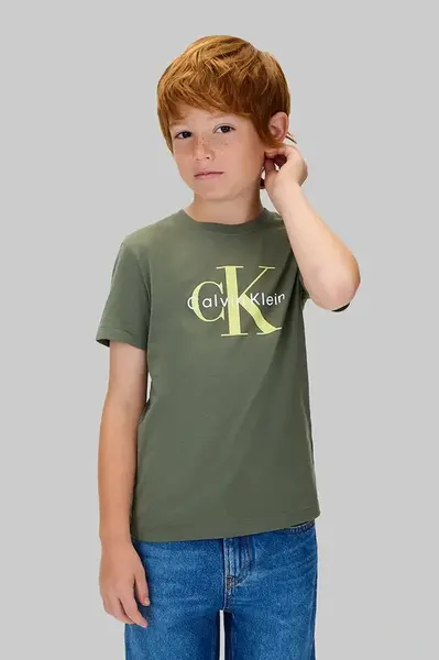 Calvin Klein Jeans Dětské bavlněné tričko Calvin Klein Jeans