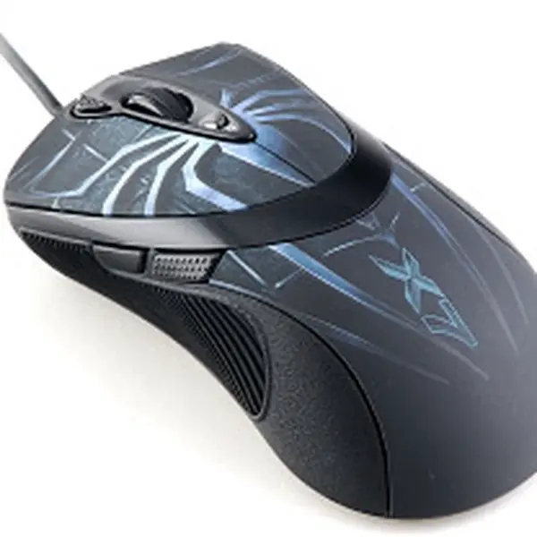 Herní myš A4tech XL-747H, ANTI-VIBRATE, 3600DPI, modrý pavouk