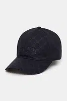 Bavlněná baseballová čepice Joop! tmavomodrá barva, s aplikací, 30046802
