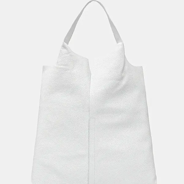 Kožená kabelka Answear.LAB bílá barva