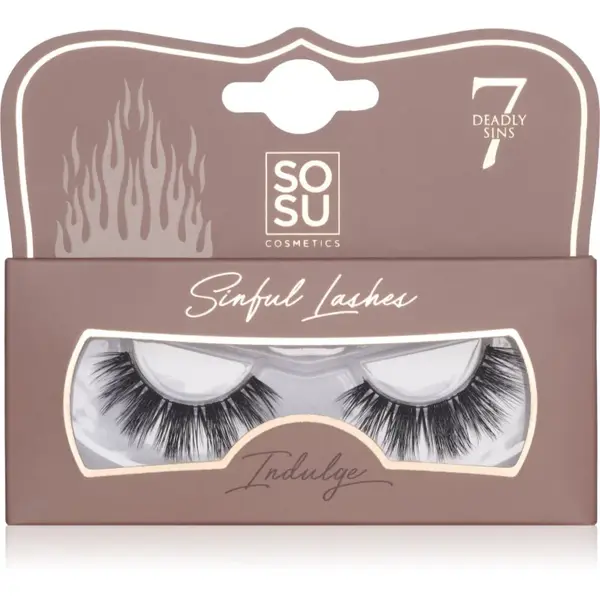 SOSU Cosmetics 7 Deadly Sins Lashes umělé řasy Indulge 1 ks
