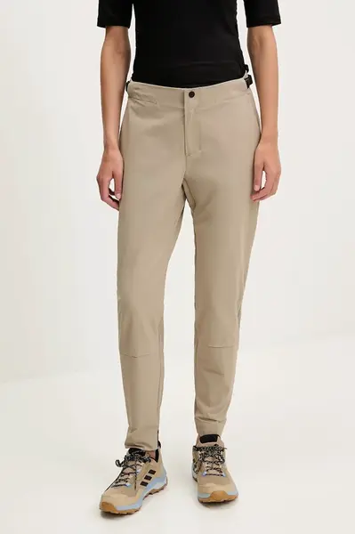 Kalhoty Peak Performance Trail dámské, béžová barva, G80186