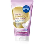 NIVEA Luminous Skin Glow čistiaci pleťový gél pre rozjasnenie pleti 150 ml