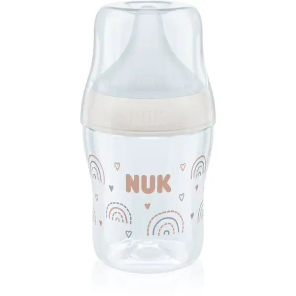 NUK Perfect Match fľaša s kontrolou teploty White 150 ml