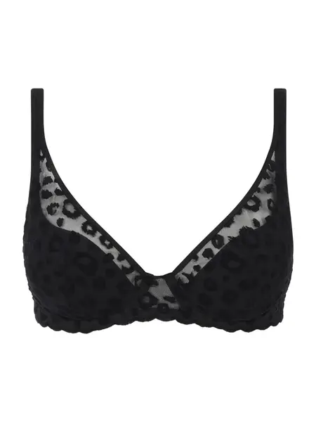 Chantelle Podprsenka  čierna / čierna melírovaná