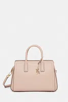 Kožená kabelka MICHAEL Michael Kors LAILA béžová barva, 30R5G9IS6L