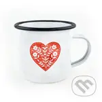 Smaltovaný hrnek Srdce