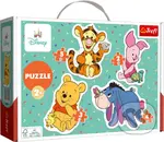 Baby puzzle Medvídek Pú 4v1