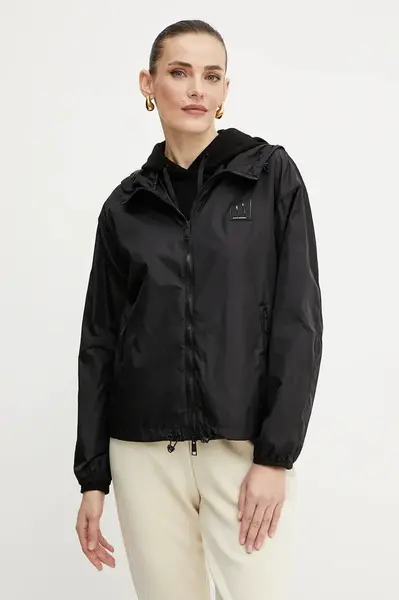 Bunda Armani Exchange černá barva, přechodná, XW000955 AF12285