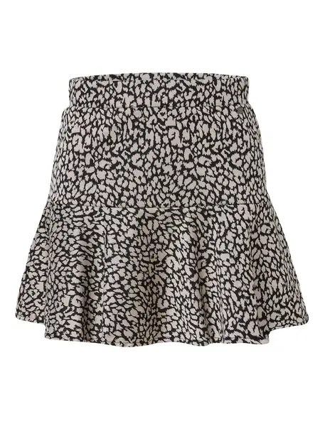 KOROSHI Sukňa  béžová / čierna