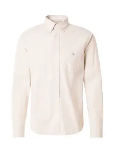 GANT Košeľa 'CLASSIC'  béžová / biela