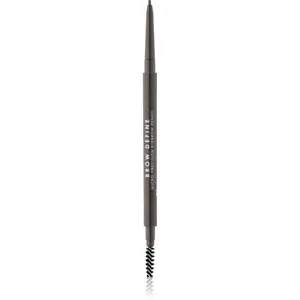MUA Makeup Academy Brow Define precízna ceruzka na obočie s kefkou odtieň Dark Brown 0.05 g