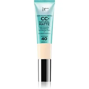 IT Cosmetics Your Skin But Better CC+ Natural Matte CC krém pre matný vzhľad SPF 40 Fair Warm 32 ml