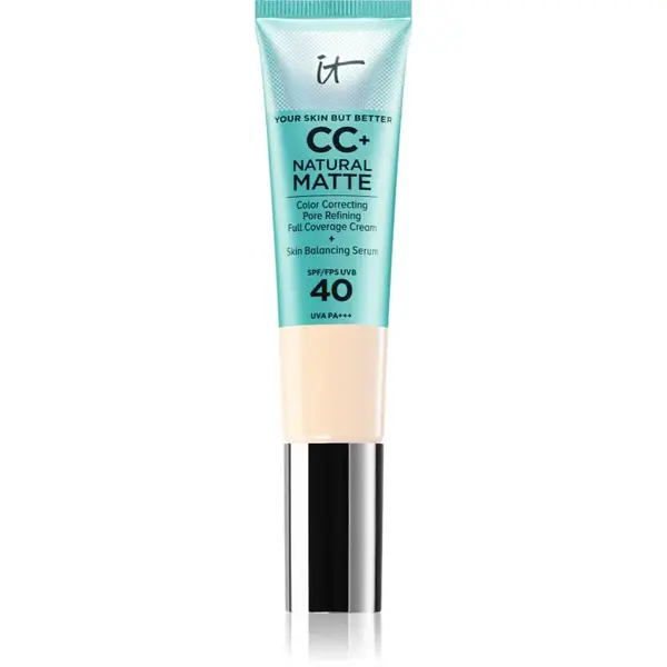 IT Cosmetics Your Skin But Better CC+ Natural Matte CC krém pre matný vzhľad SPF 40 Fair Warm 32 ml