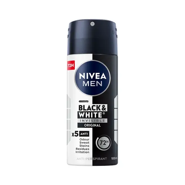 Nivea Men Black&White Invisible Original antiperspirant ve spreji 100 ml