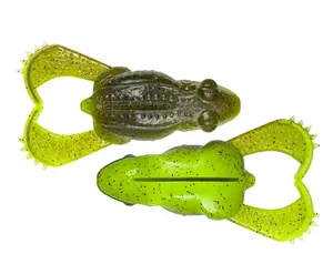 Savage gear gumová nástraha tough toad f rtf pumpkin chartreuse - 9 cm 20 g