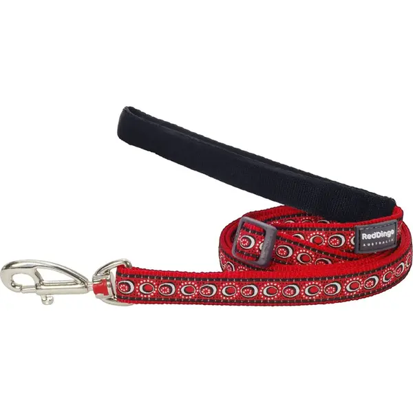 Nylonové vodítko Red dingo Cosmos červené, šírka: 12 mm