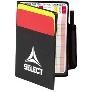Select REFEREE CARD SET Karty pro rozhodčí, černá, velikost