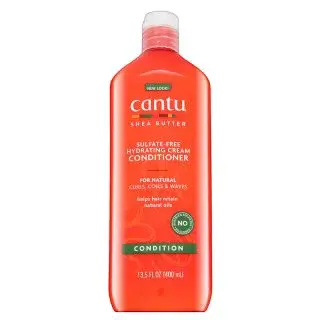 Cantu Shea Butter Sulfate-Free Hydrating Cream Conditioner hydratační kondicionér pro vlnité a kudrnaté vlasy 400 ml