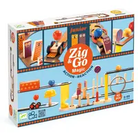 Zig & Go Junior - Dřevěná dráha Magic - 43pcs