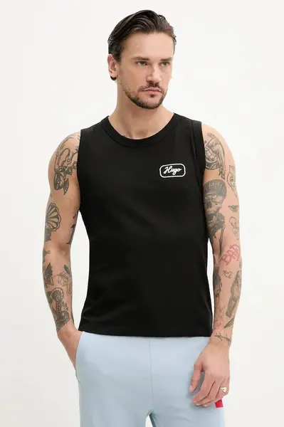 Bavlněné tričko Hugo Blue