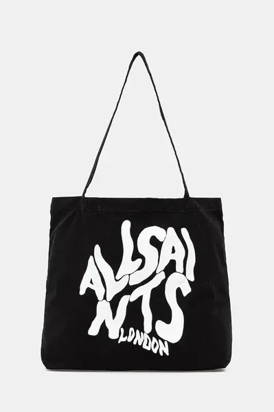 Bavlněná taška AllSaints ORLANDO béžová barva, M285XB