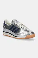 Kožené tenisky adidas Originals Sl 72 OG W stříbrná barva, JH8654