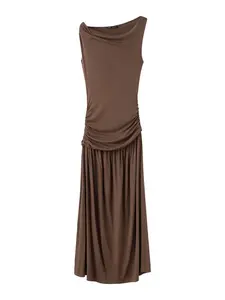 MANGO Šaty 'Suri'  čokoládová