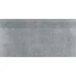 Schodovka Rako Rebel tmavo sivá 30x60 cm mat DCPSR742.1