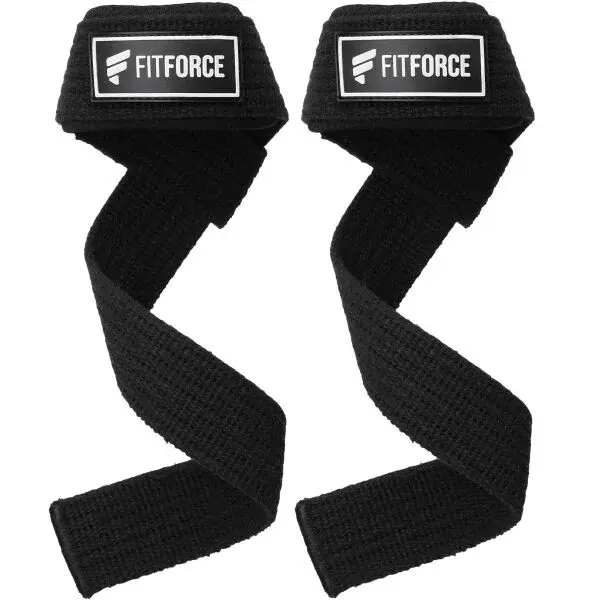 Fitforce LIFTING STRAPS Trhačky, černá, velikost