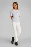 Dětské tričko Calvin Klein Jeans fialová barva, IG0IG02863