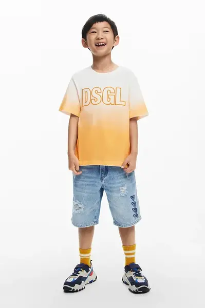 Dětské bavlněné tričko Desigual