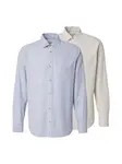 JACK & JONES Košeľa 'JJESUMMER'  béžová / modrá / biela